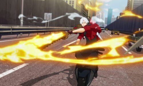 Devil May Cry S1. Johnny Yong Bosch as Dante in Devil May Cry S1. Cr. Courtesy of Netflix © 2025