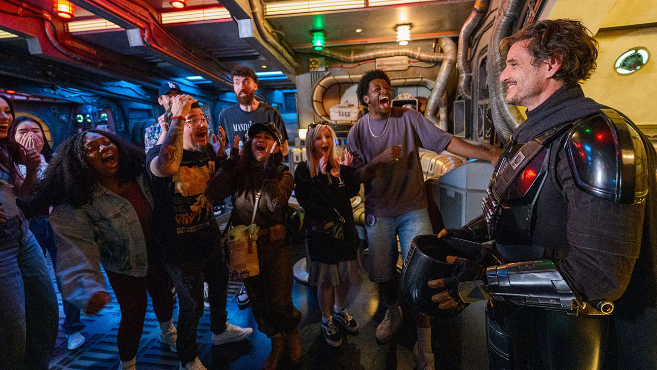 Pedro Pascal Star Wars Disneyland Surprise