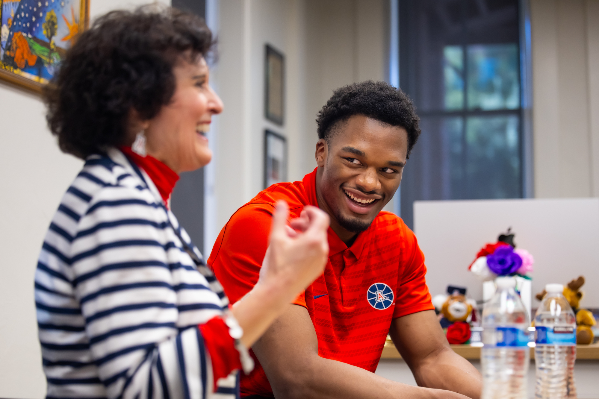 Dostoevsky and double-doubles: Tobe Awaka discusses academics and athletics with Provost Prelock