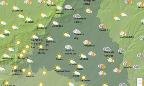 El tiempo hoy en Madrid: tormentas y nubes