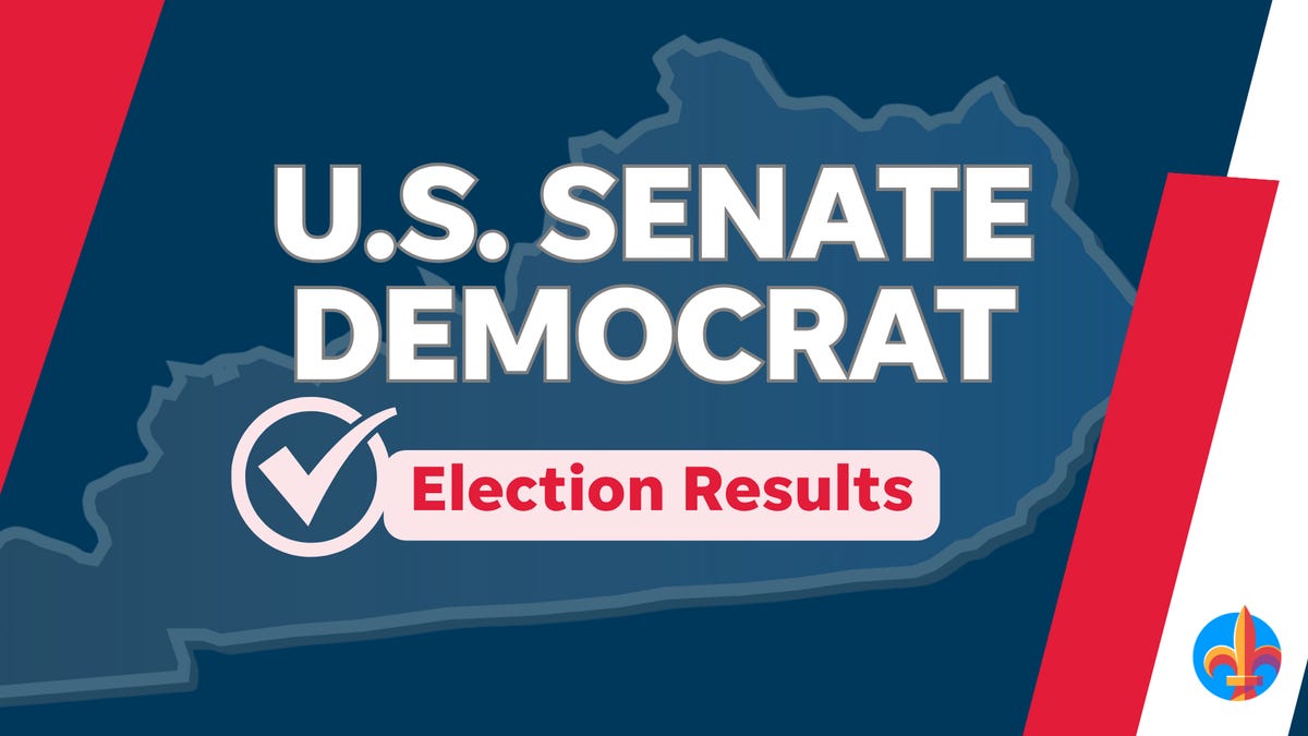 Election results for Kentucky's Democratic US Senate primary