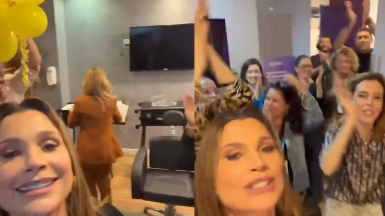 Elenco de Quem Ama Cuida aparece em bastidores festejando aniversários; vídeo