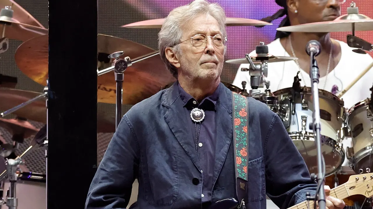 Eric Clapton hit by thrown object, leaves Madrid concert without encore