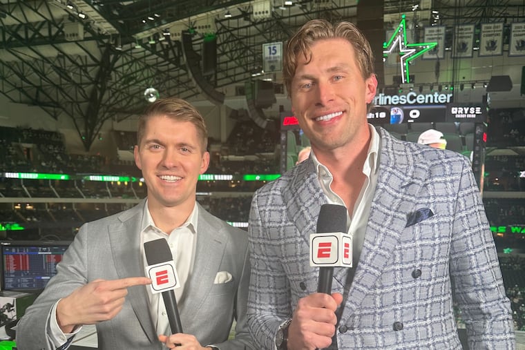 Erik Johnson almost joined the Flyers front office. He’s thriving on TV instead.