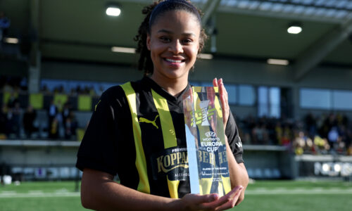 Felicia Schroder, máxima goleadora de la Women’s Europa Cup