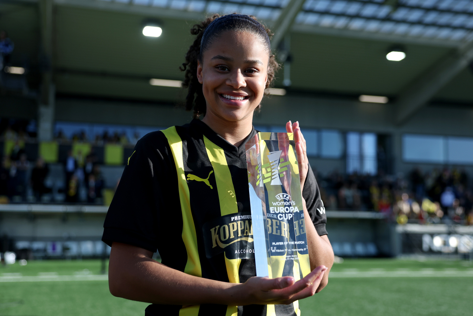 Felicia Schroder, máxima goleadora de la Women’s Europa Cup