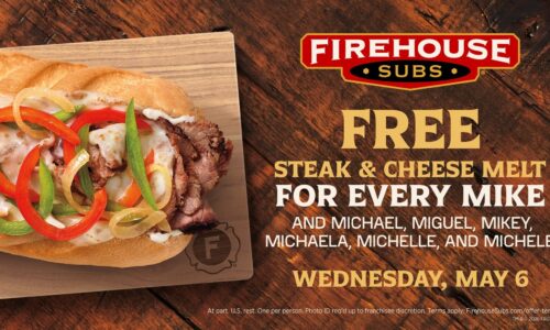 Firehouse Subs® Invites Every Mike in America to Try the New Steak & Cheese Melt