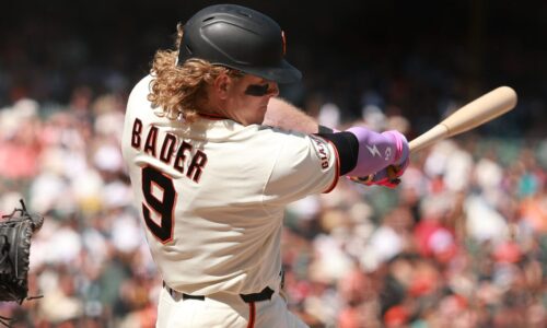 Giants activate Harrison Bader off injured list
