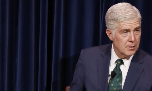Gorsuch Pitches Kids Book to Right, Insisting Court Nonpartisan