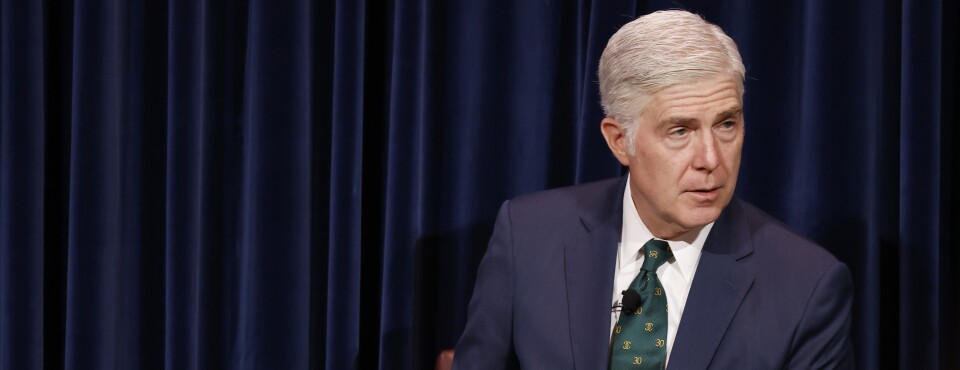 Gorsuch Pitches Kids Book to Right, Insisting Court Nonpartisan