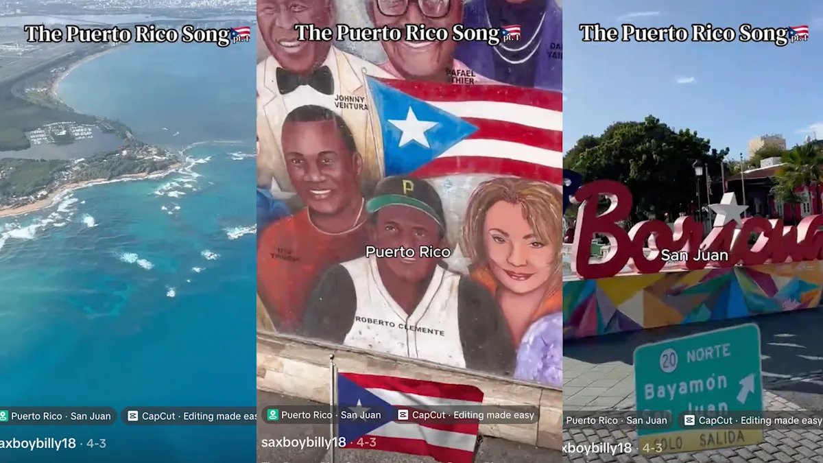 He made up a song about traveling to Puerto Rico. Try getting ‘first time in San Juan, mi hijo’ out of your head.