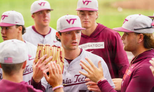 Hokies take no-hitter into seventh inning during marquee midweek win at Liberty