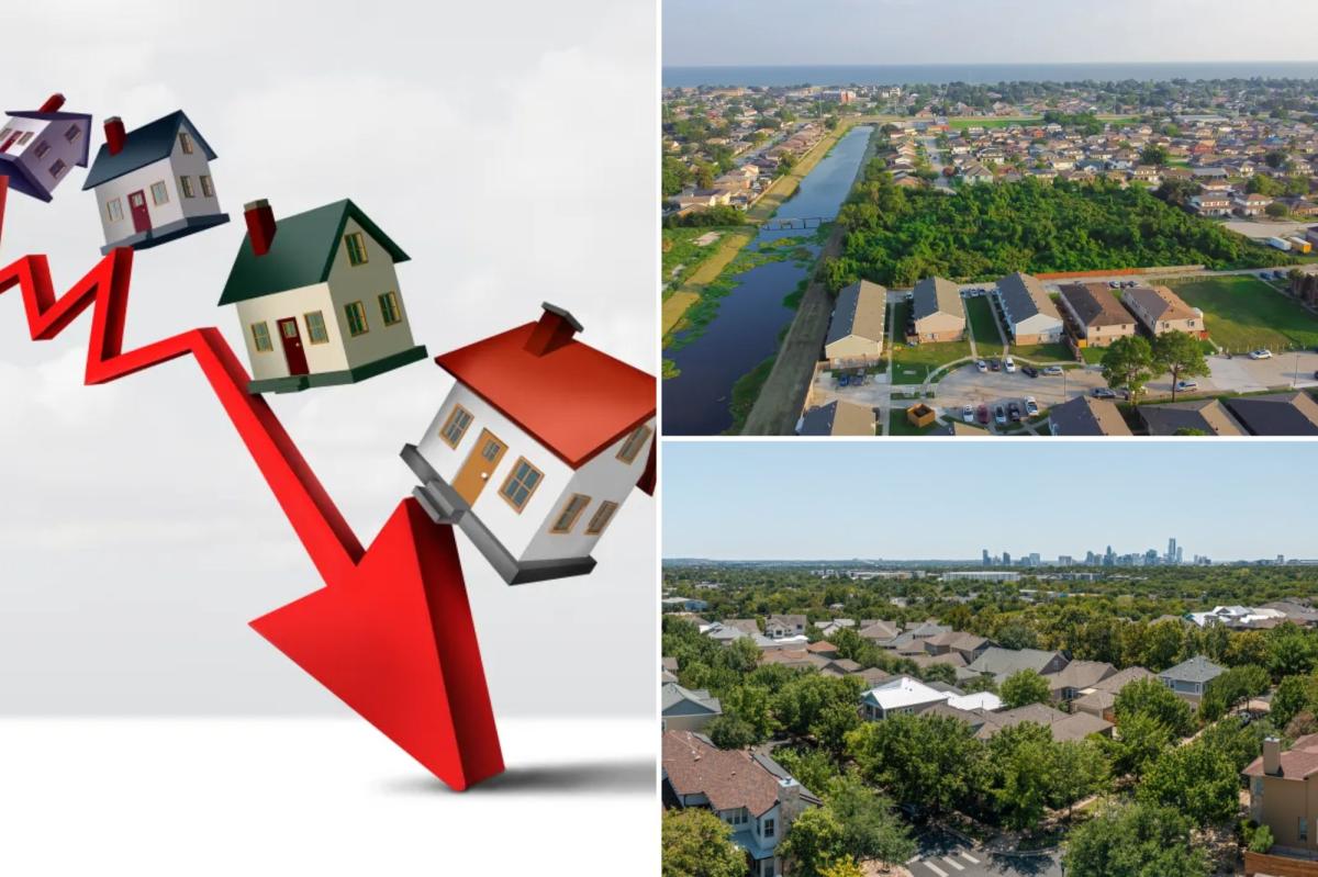 House prices will plummet in 300 US housing markets