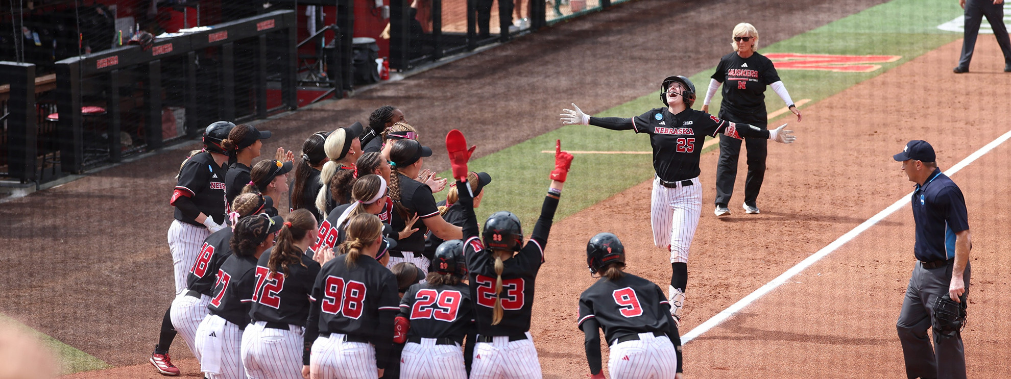 Huskers Claim Game One of Super Regional – University of Nebraska