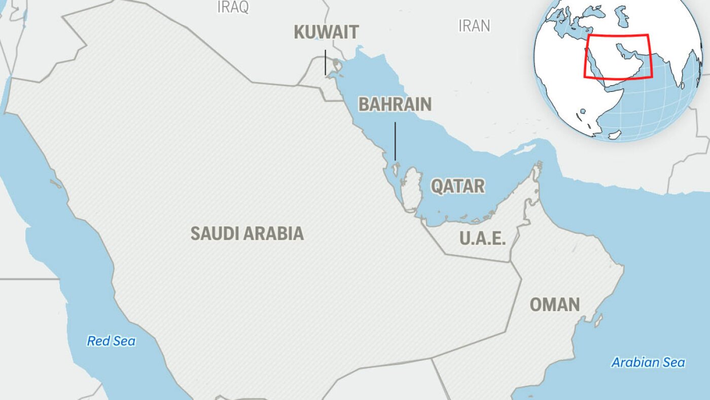 Iran ceasefire tested as cargo ship catches fire after being hit off Qatar’s coast : NPR