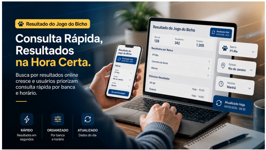 Busca por resultados online cresce e usuários priorizam consulta rápida por banca e horário