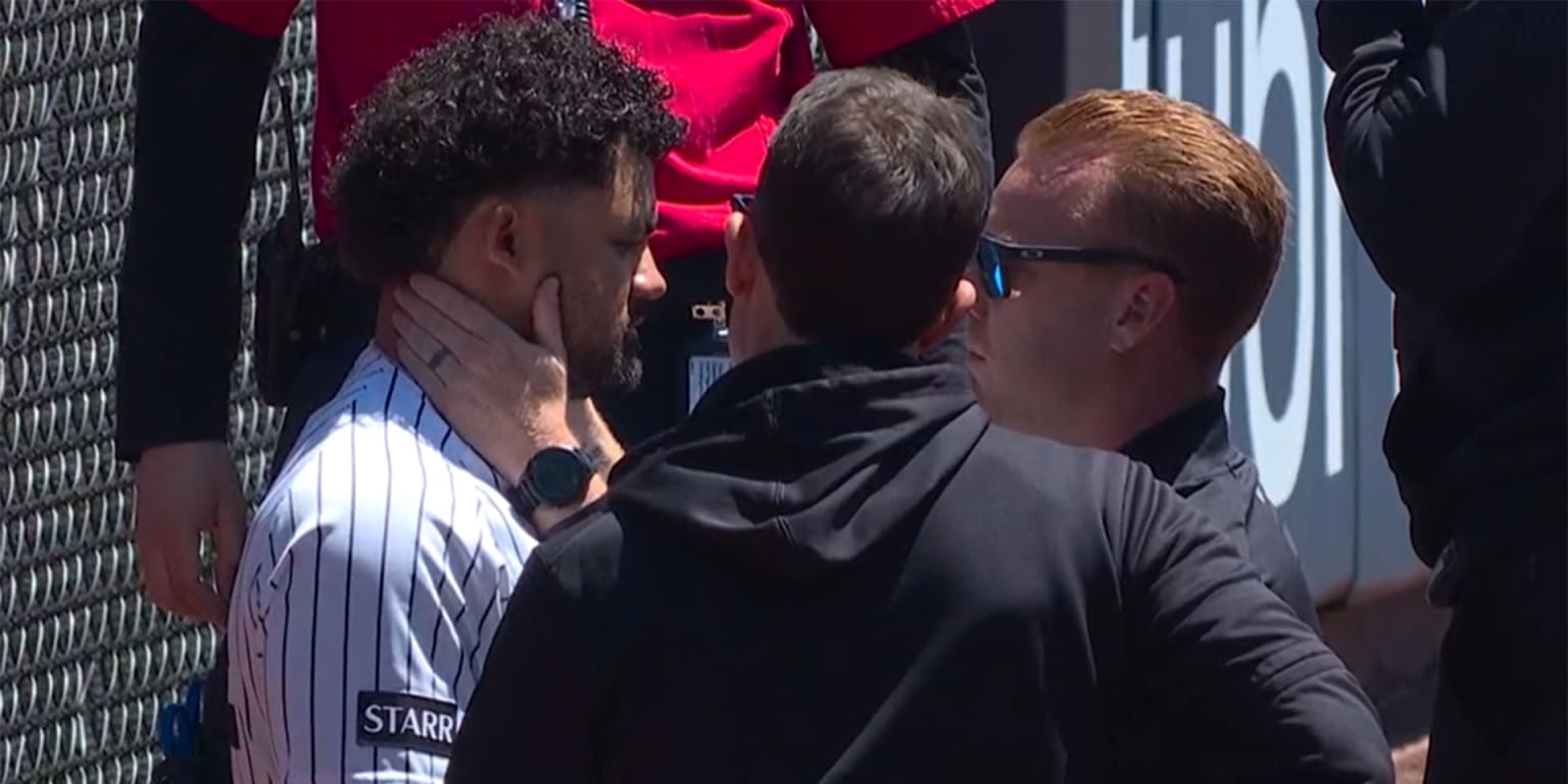 Jasson Domínguez injured on collision with wall