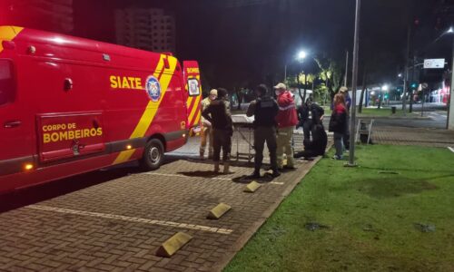 Jovem fica ferida após briga generalizada em distribuidora de bebidas em Cascavel