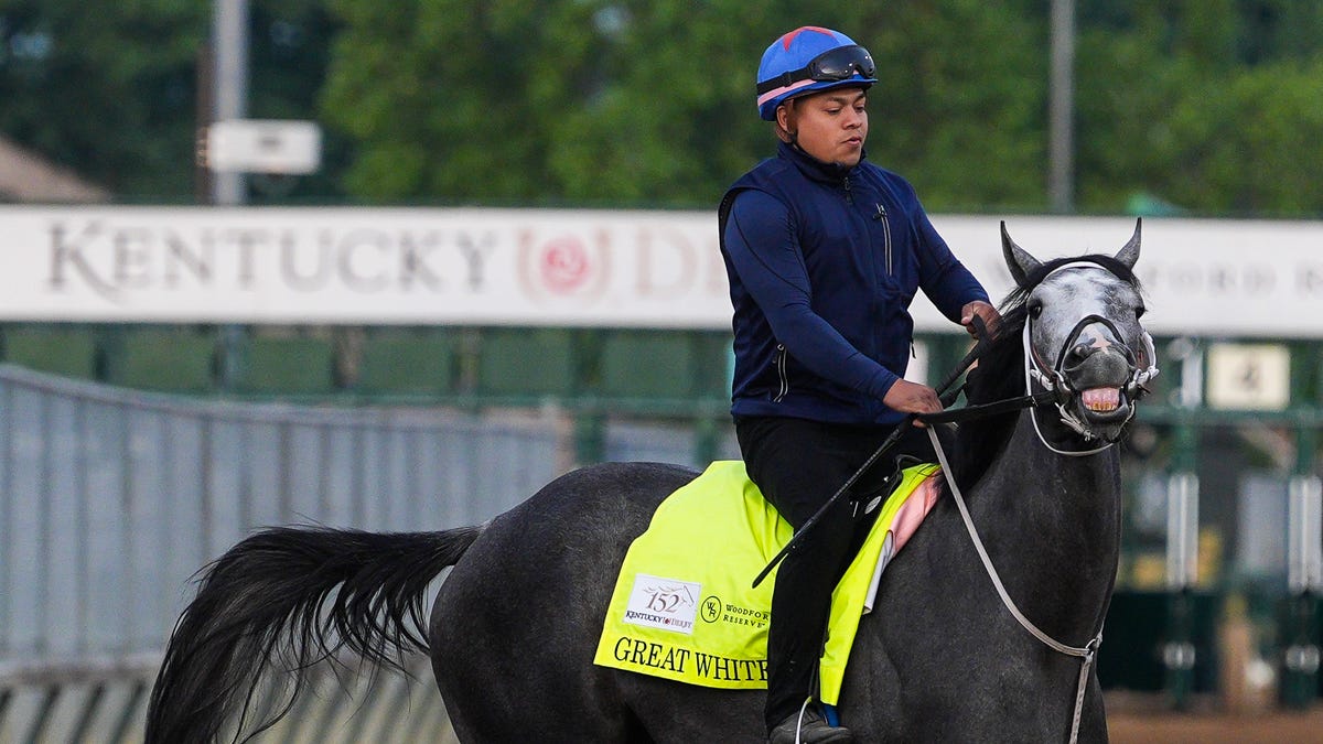 Kentucky Derby 2026 horse Great White trainer, jockey, owner, record