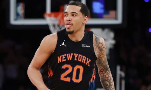 Knicks forward Jeremy Sochan taunts 76ers rookie after Game 2 win