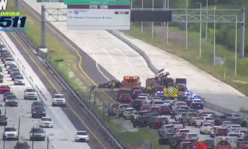 Lanes closed after major crash on I-275 in St. Petersburg