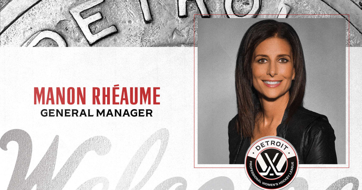 MANON RHÉAUME NAMED GENERAL MANAGER OF PWHL DETROIT | PWHL