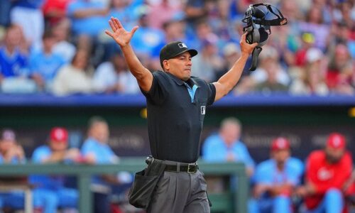 MLB ump’s blown strike call overturned by ABS leaves announcer stunned: ‘Yikes’