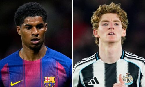 Man Utd winger affected as Barcelona reach decision on signing Anthony Gordon from Newcastle