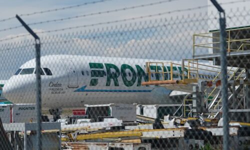 Man hit by Frontier Airlines plane taking off at Denver airport intended to kill himself, officials say