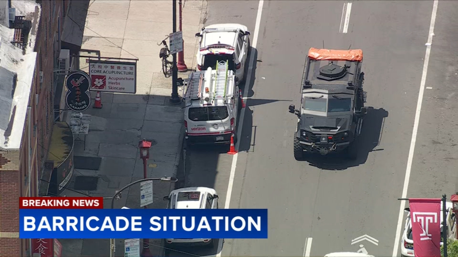 Man in custody following barricade situation in Philadelphia’s Chinatown section