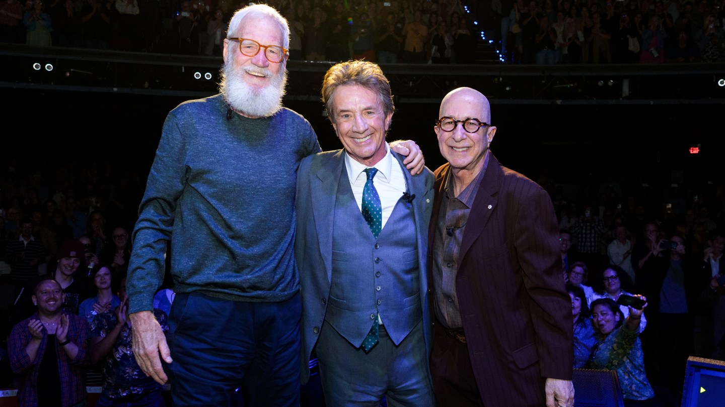 Martin Short Performs Raunchy Tune at David Letterman’s Netflix Event