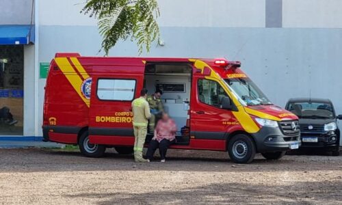 Mulher é atingida por armário no CEEBJA de Cascavel