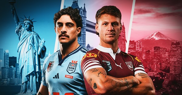 NRL 2026, State of Origin, international broadcast, global audience, NSW Blues, Queensland Maroons
