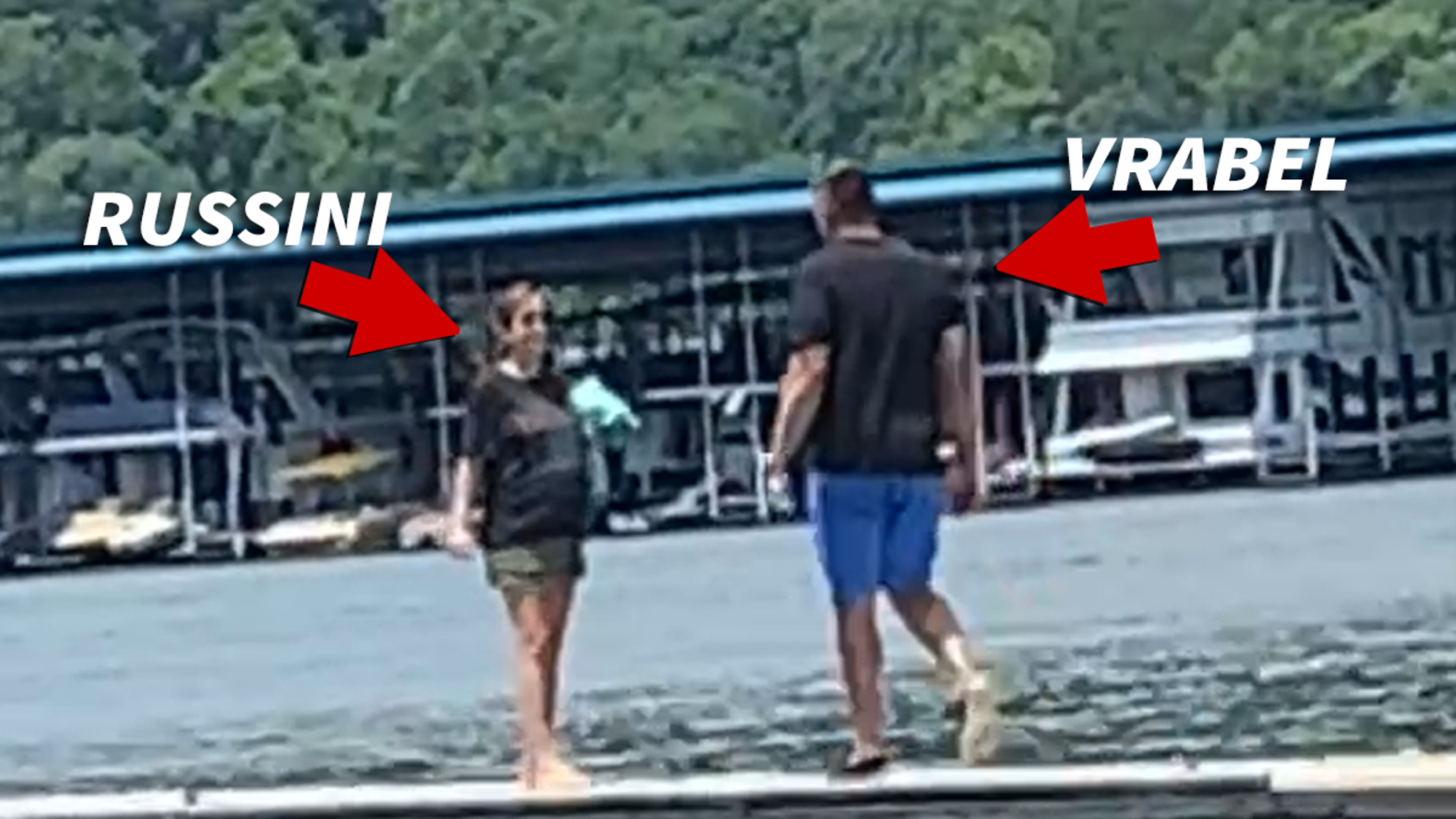 New Dianna Russini, Mike Vrabel Video Shows Start of Boat Trip