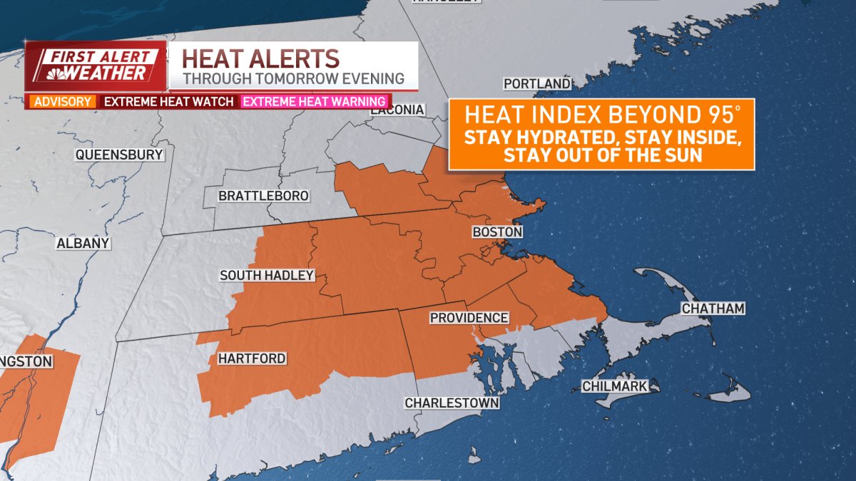 New high temp record for Boston Tuesday; severe storms hit MA, CT – NBC Boston