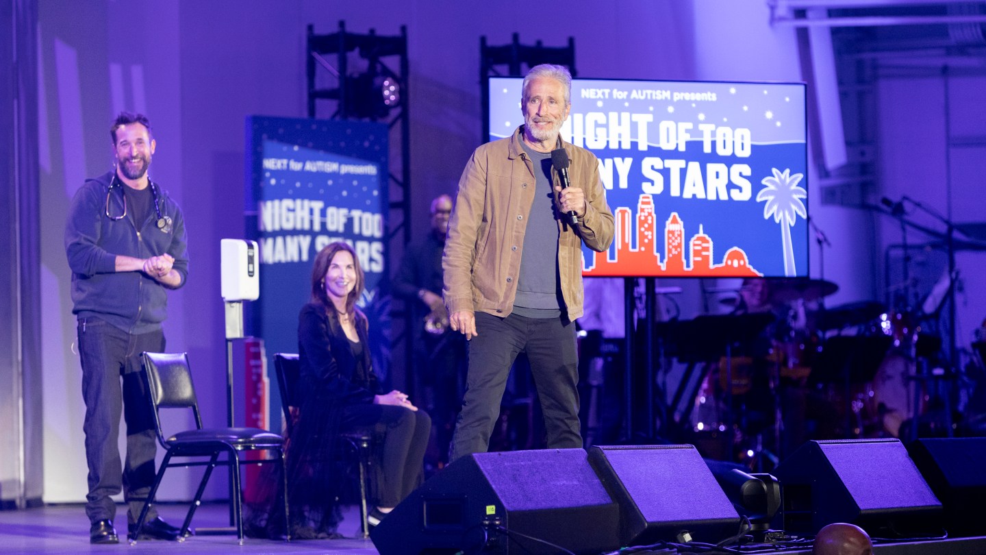 Noah Wyle Does a Physical at Hollywood Bowl as Part of Netflix Show