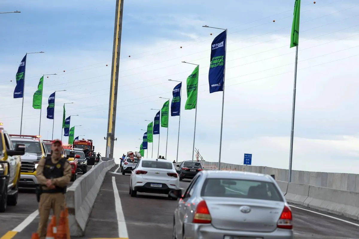 Nova ponte de Guaratuba inova com espaço seguro para ciclistas e pedestres