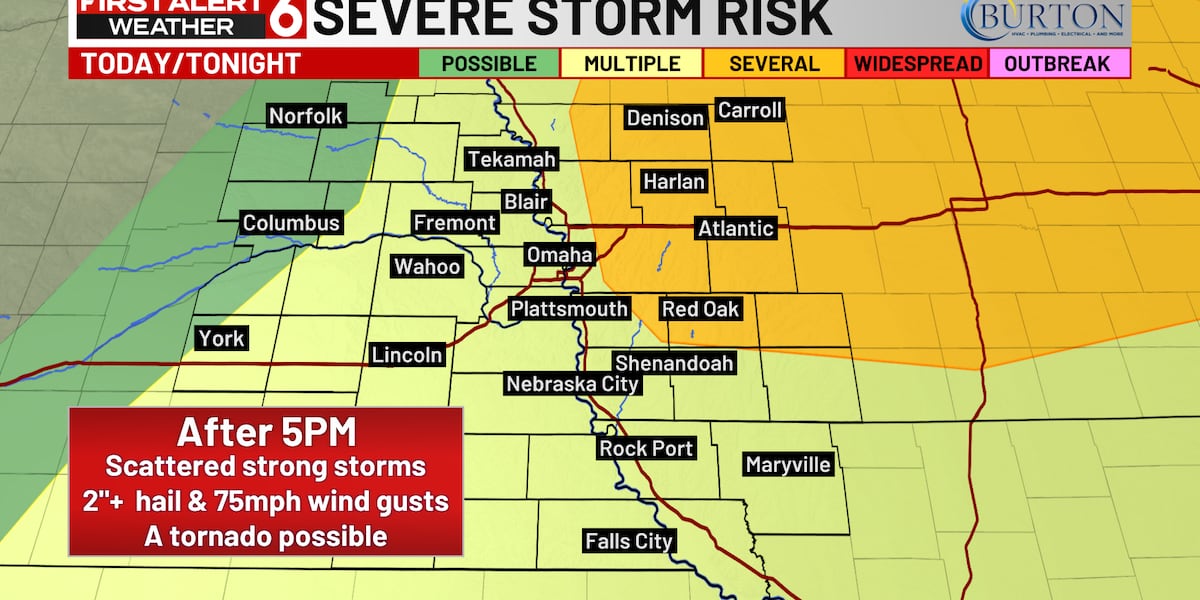 On watch for severe storms starting Friday evening