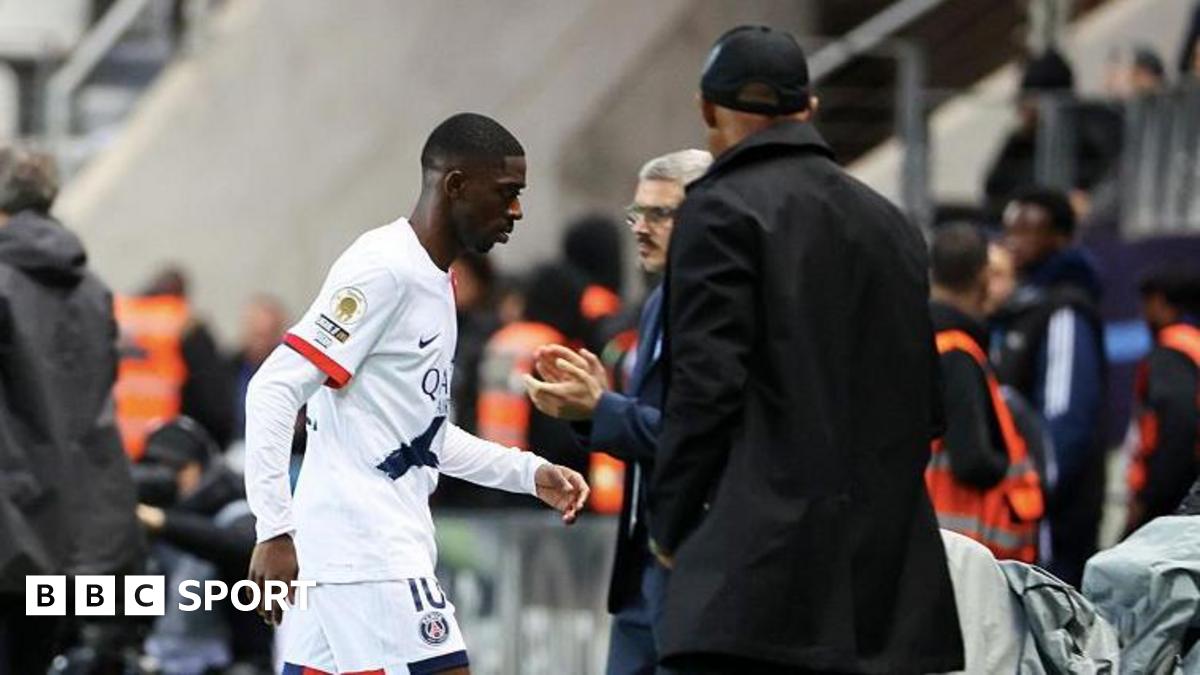 Ousmane Dembele having treatment for muscle strain, Paris St-Germain reveal