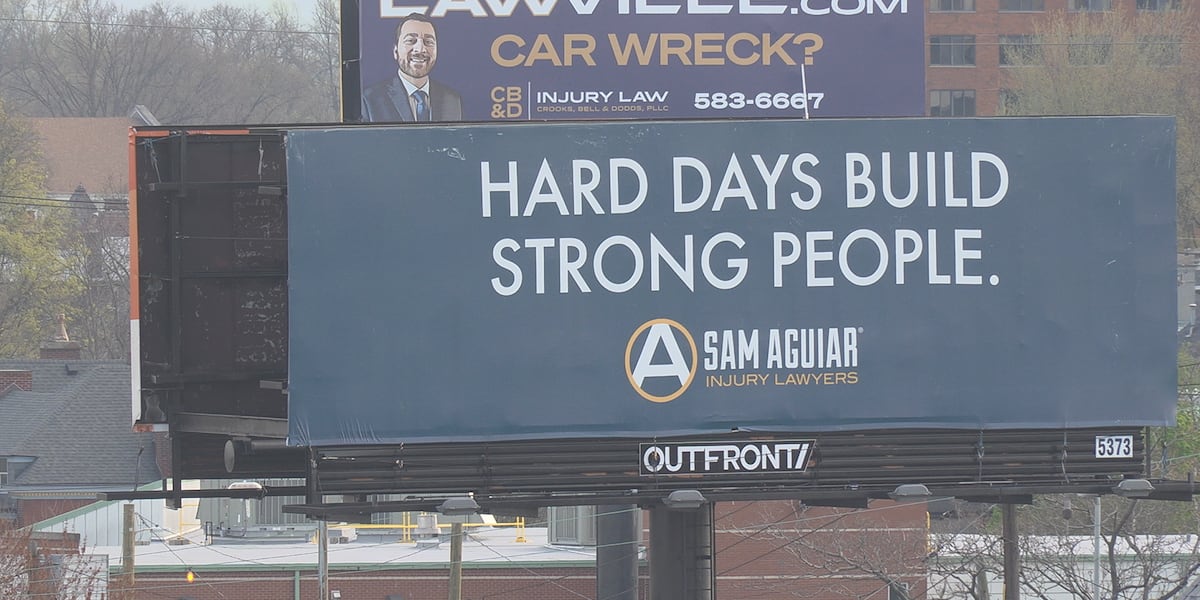 Personal injury attorney has been putting up 60 billboards with positive messages. Here’s why.
