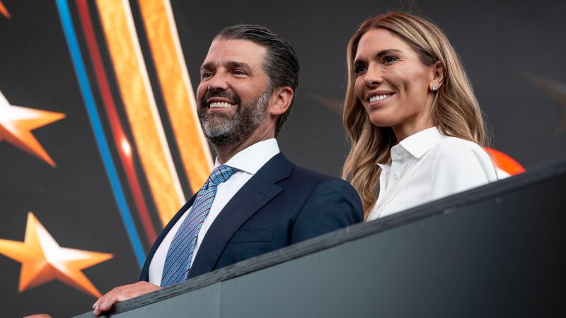 Photos offer glimpses of Donald Trump Jr. and Bettina Anderson’s luxurious, tropical wedding weekend