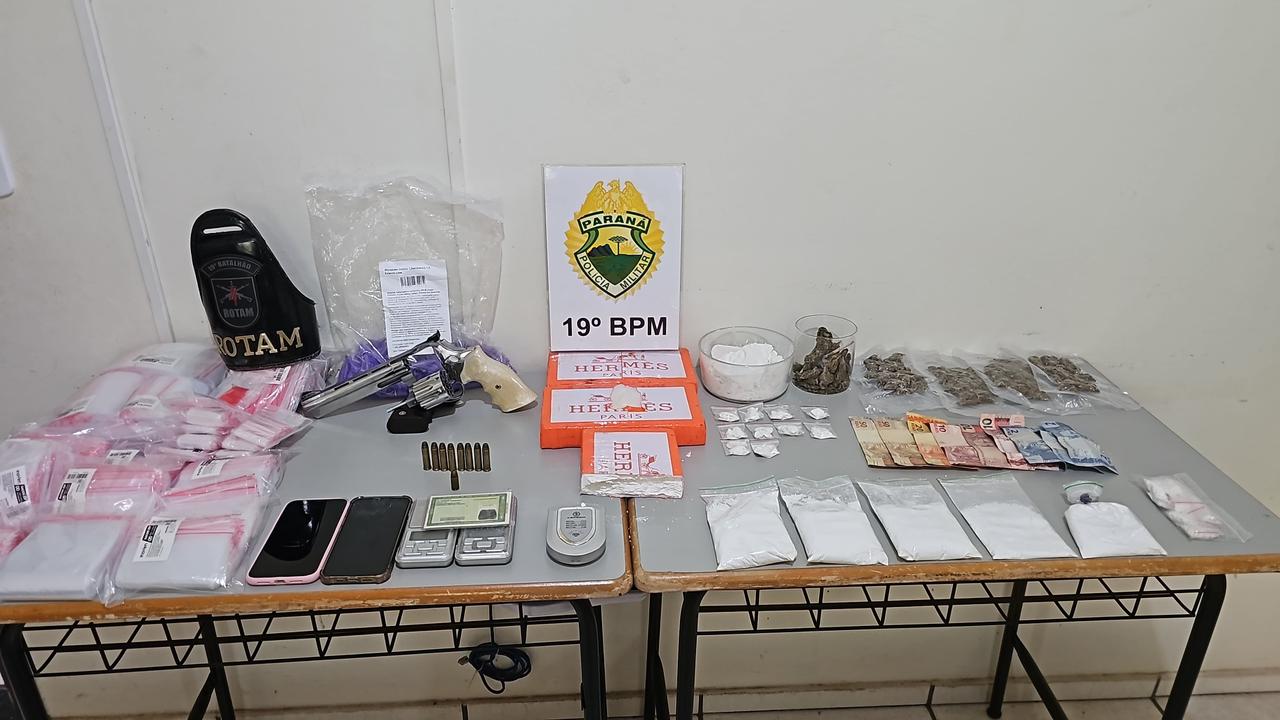 Polícia desmantela laboratório de drogas e apreende armas em kitnets de Toledo