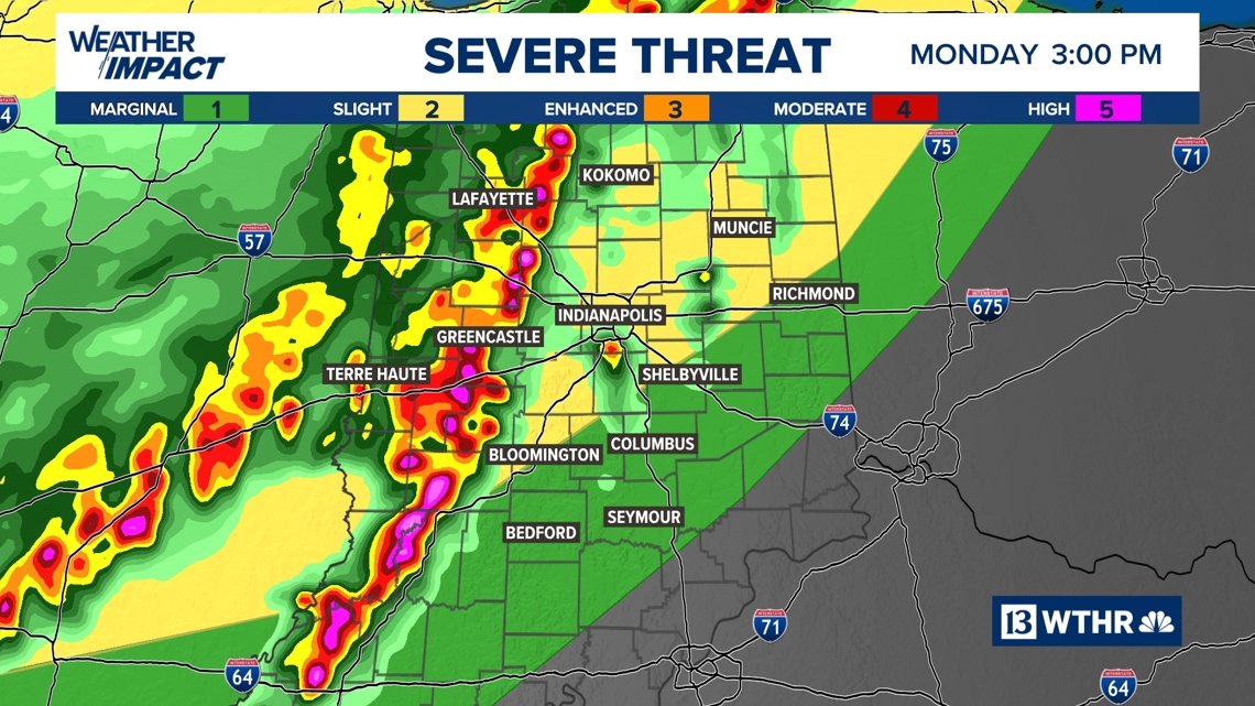 Potentially severe storms Monday, Tuesday trigger Weather Impact Alerts | 13Weather Blog
