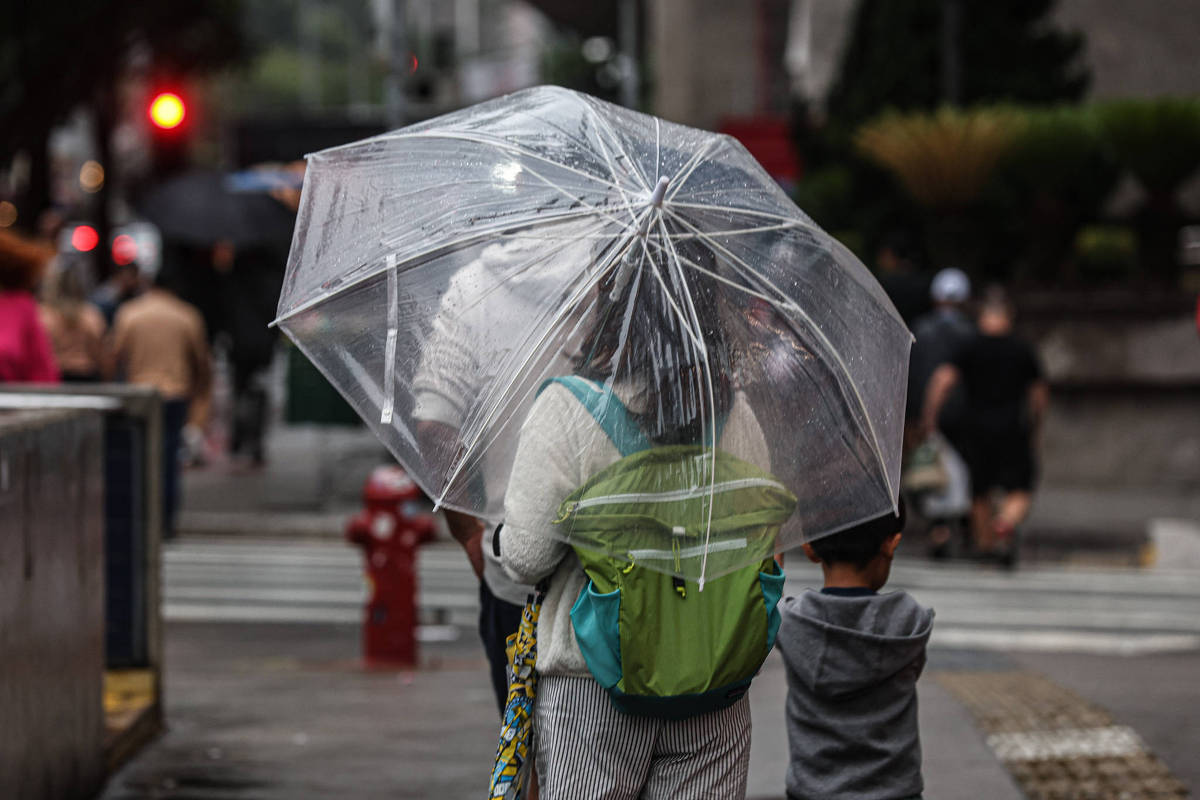 Previsão: Frente fria mantém semana chuvosa em SP – 23/05/2026 – Cotidiano