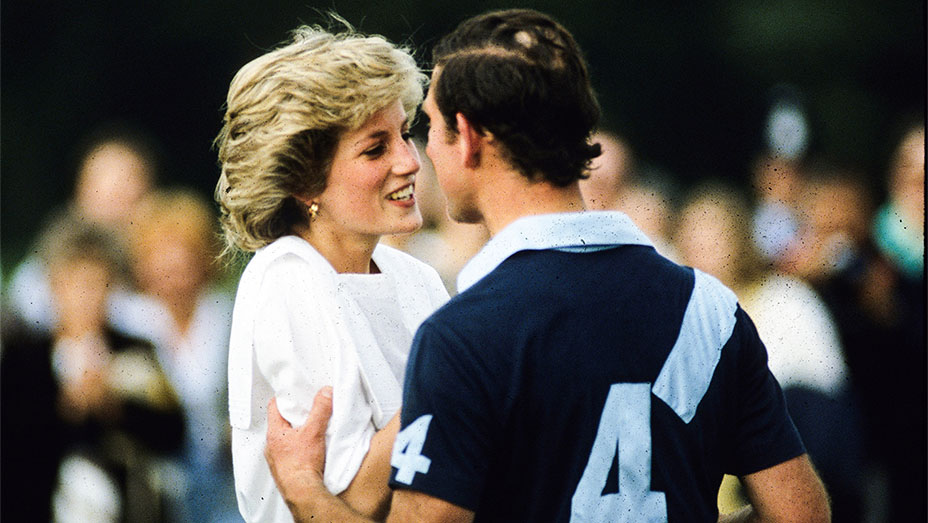 Princess Diana with the then-Prince of Wales.