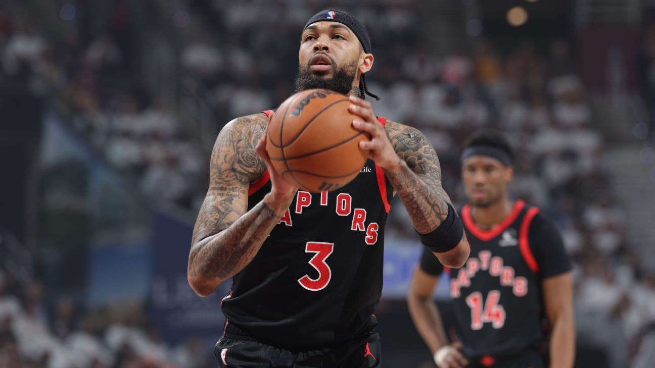 Raptors' Brandon Ingram (heel) exits Game 5 loss to Cavaliers