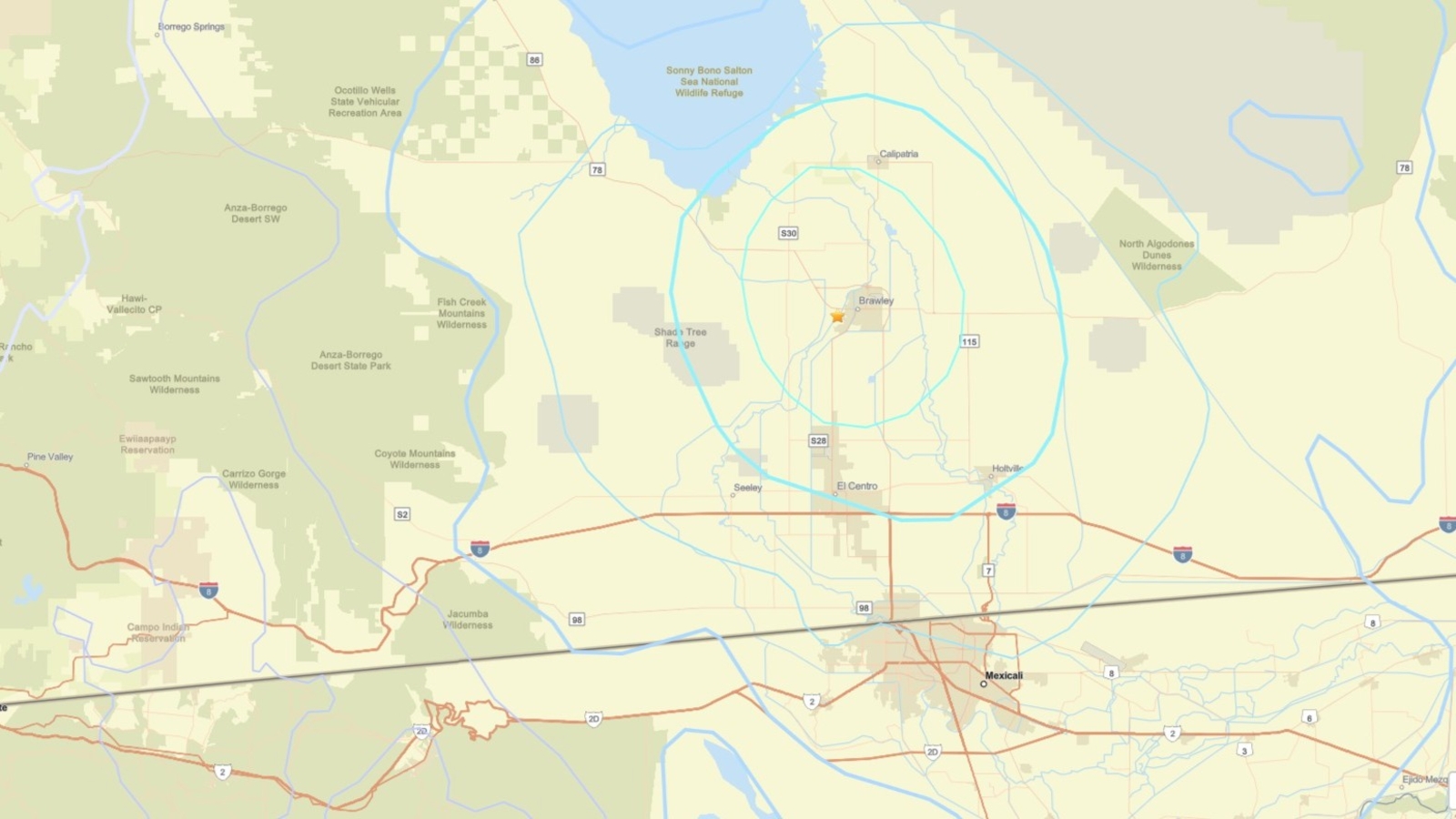 Series of many earthquakes, including 4.4 magnitude, rattles Brawley in Imperial County, US Geological Survey says