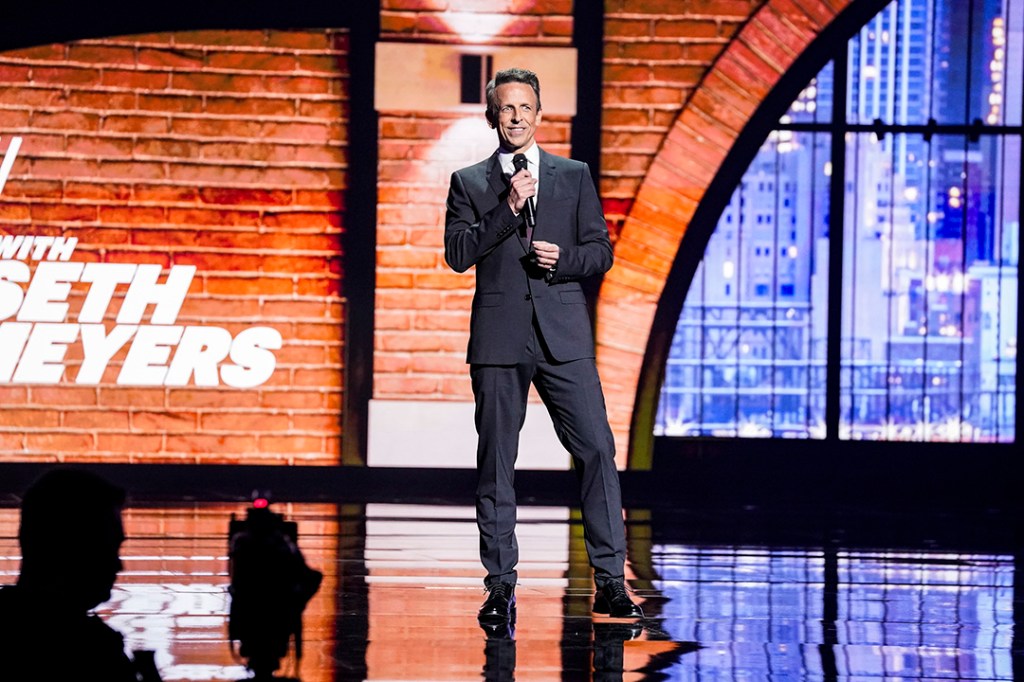 Seth Meyers Mocks Ellison-Owned CBS & Trump At NBCUniversal Upfronts
