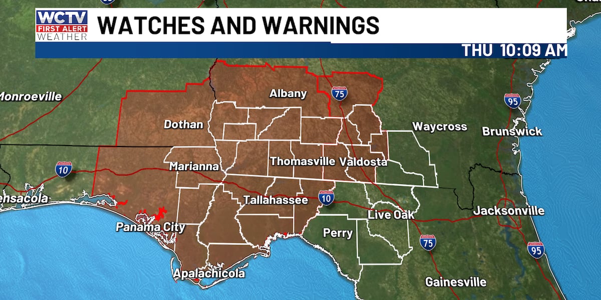 Severe weather threat Thursday morning