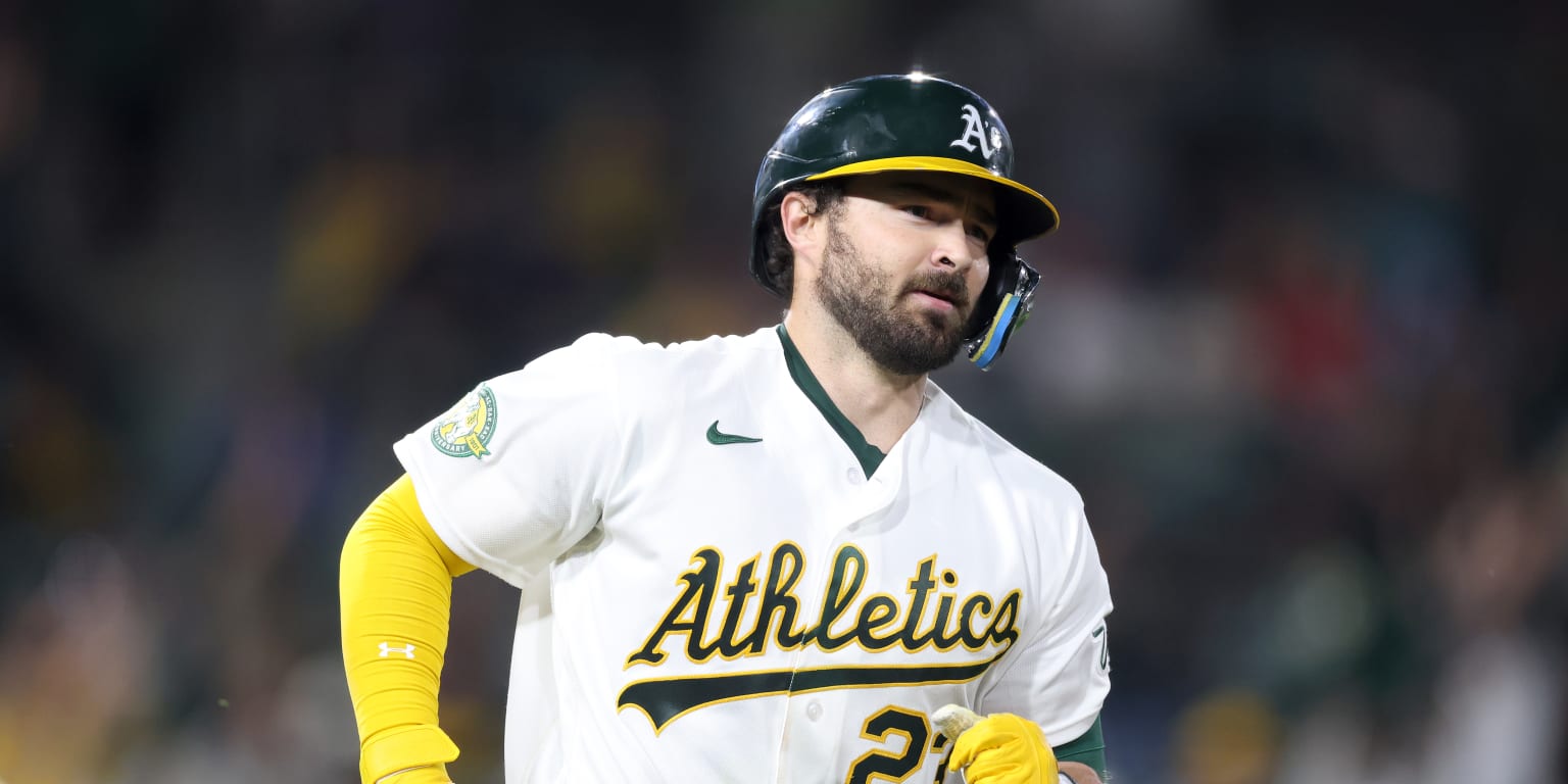 Shea Langeliers hits 100th career home run in A’s loss
